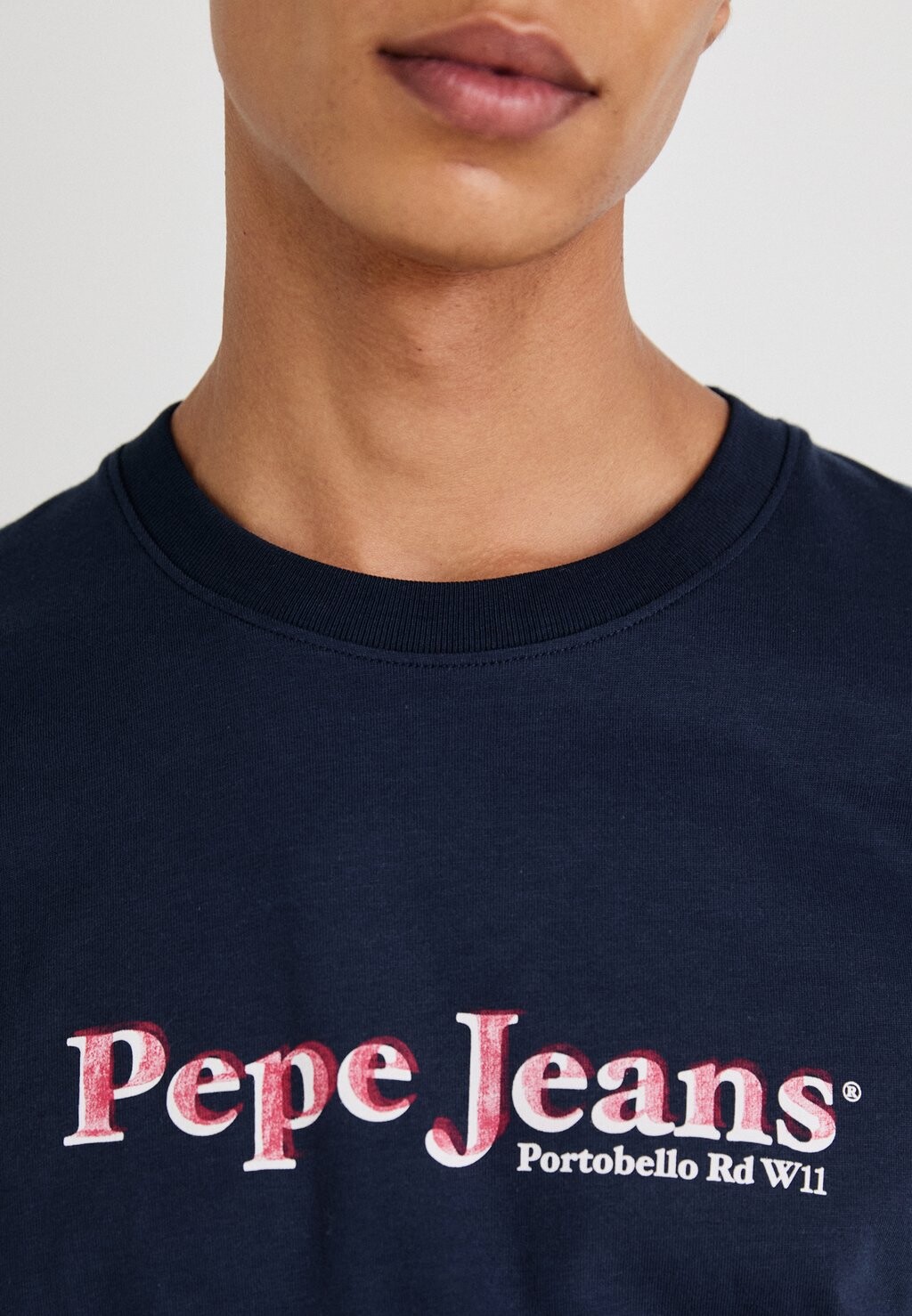 

Футболка с принтом SOMERS TEE Pepe Jeans, темно-синий