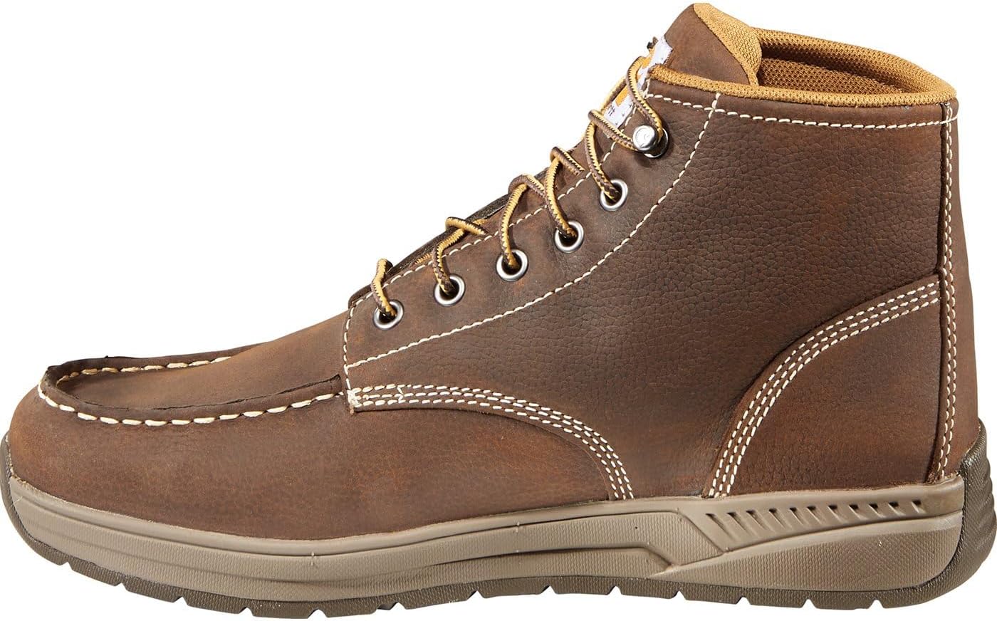 Carhartt мужские рабочие ботинки Cmx4023 4" Ltwt Pt Moc Toe Caswedge, Brown — фото 4