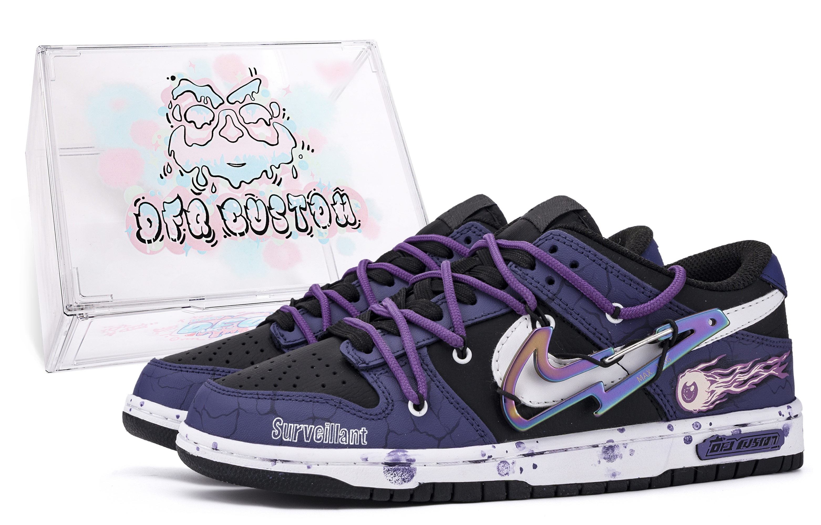 

Женские кроссовки для скейтбординга Nike Dunk, Purple