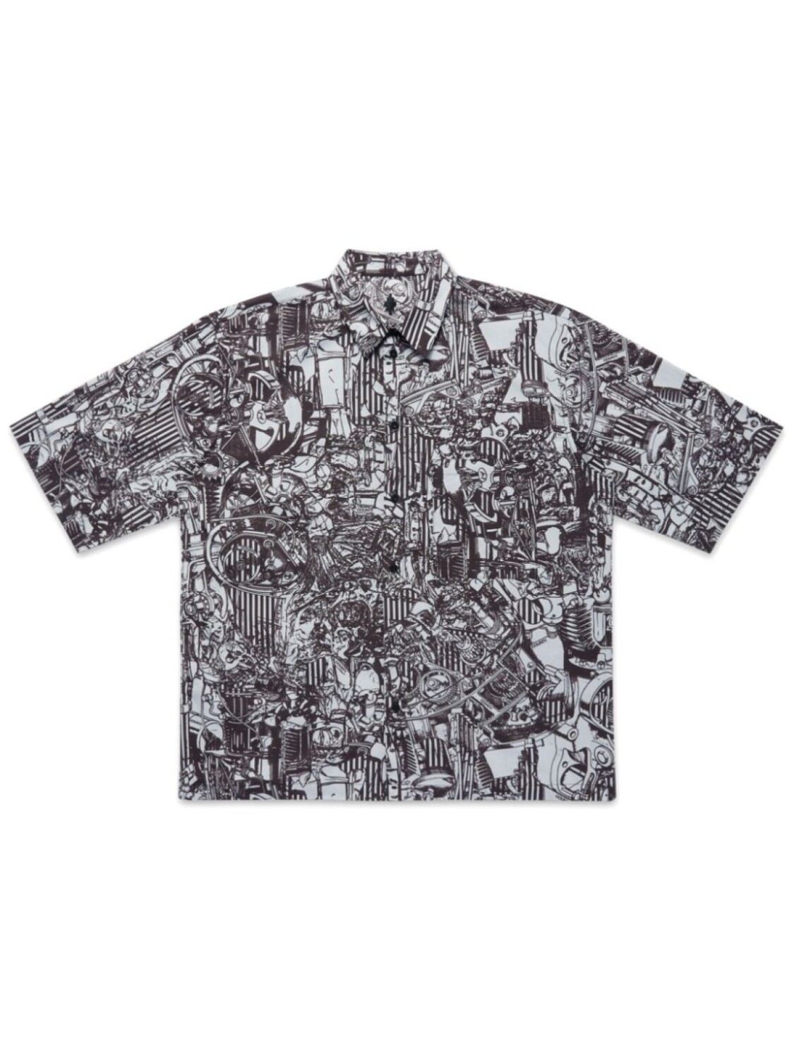 

Рубашка AOP Marcelo Burlon County of Milan, серый