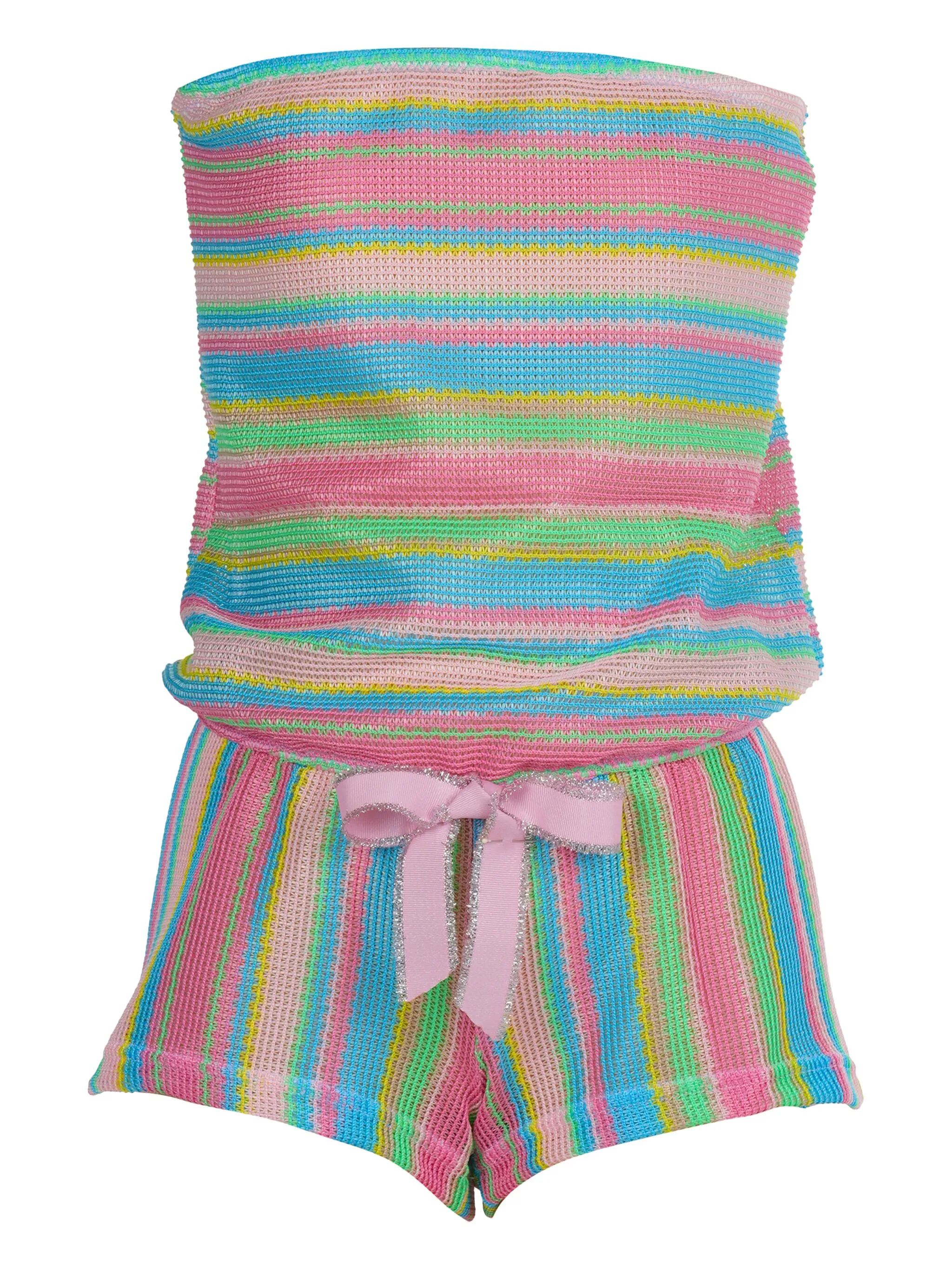 

Ромпер Jeannie Nessi Byrd Kids, розовый