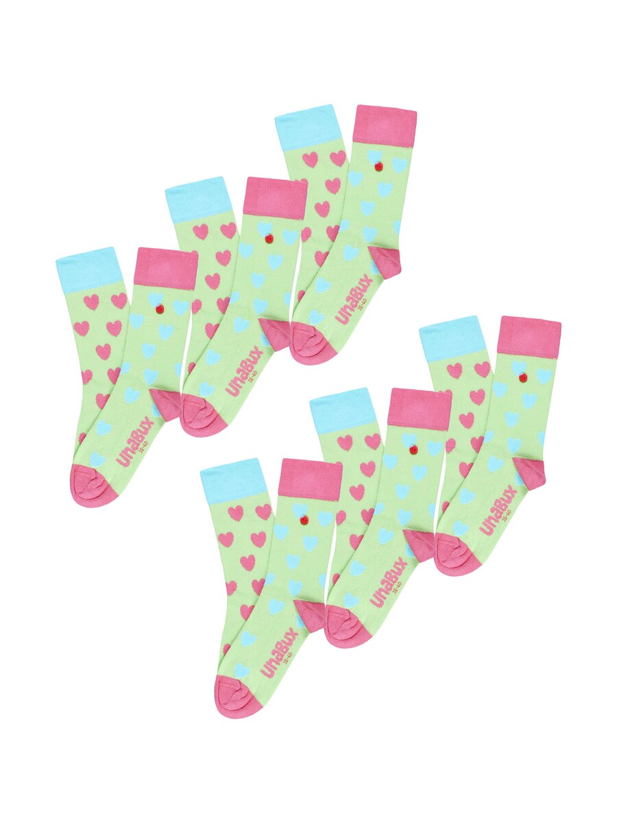 

Носки UNABUX GRUMBLE IN THE JUNGLE, светло-зеленый