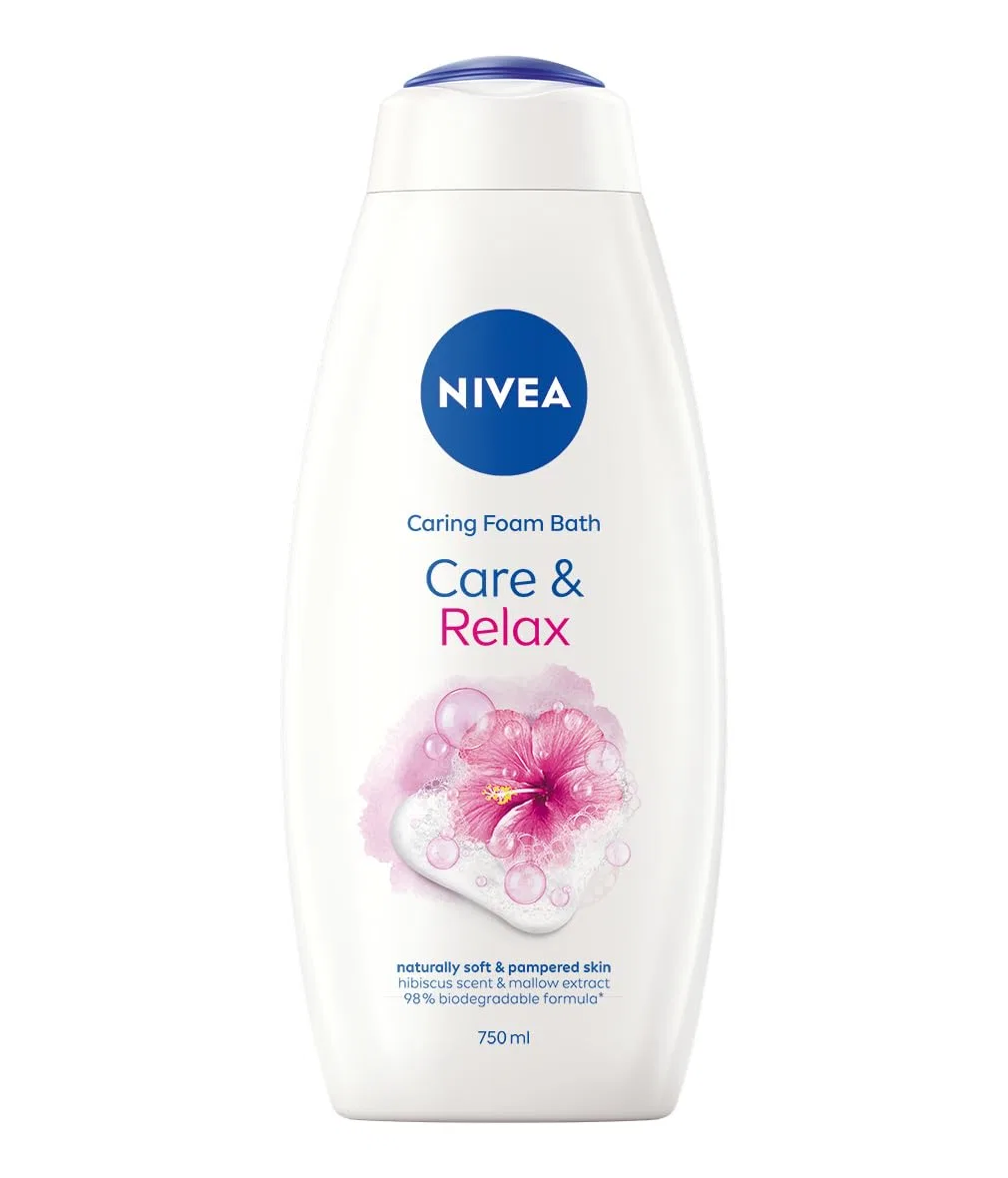 Гель для ванны и душа NIVEA Care&Relax 2-в-1, 750 мл Nivea