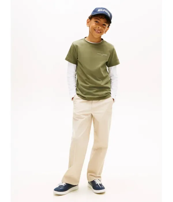 Футболка regular fit Tommy Hilfiger, зеленый — фото 2