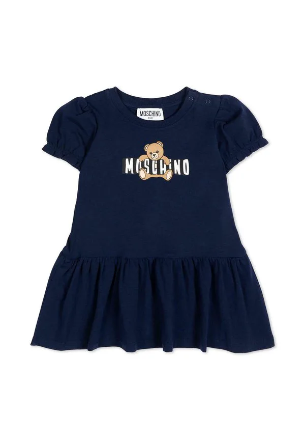 Трикотажное платье Moschino, Blue