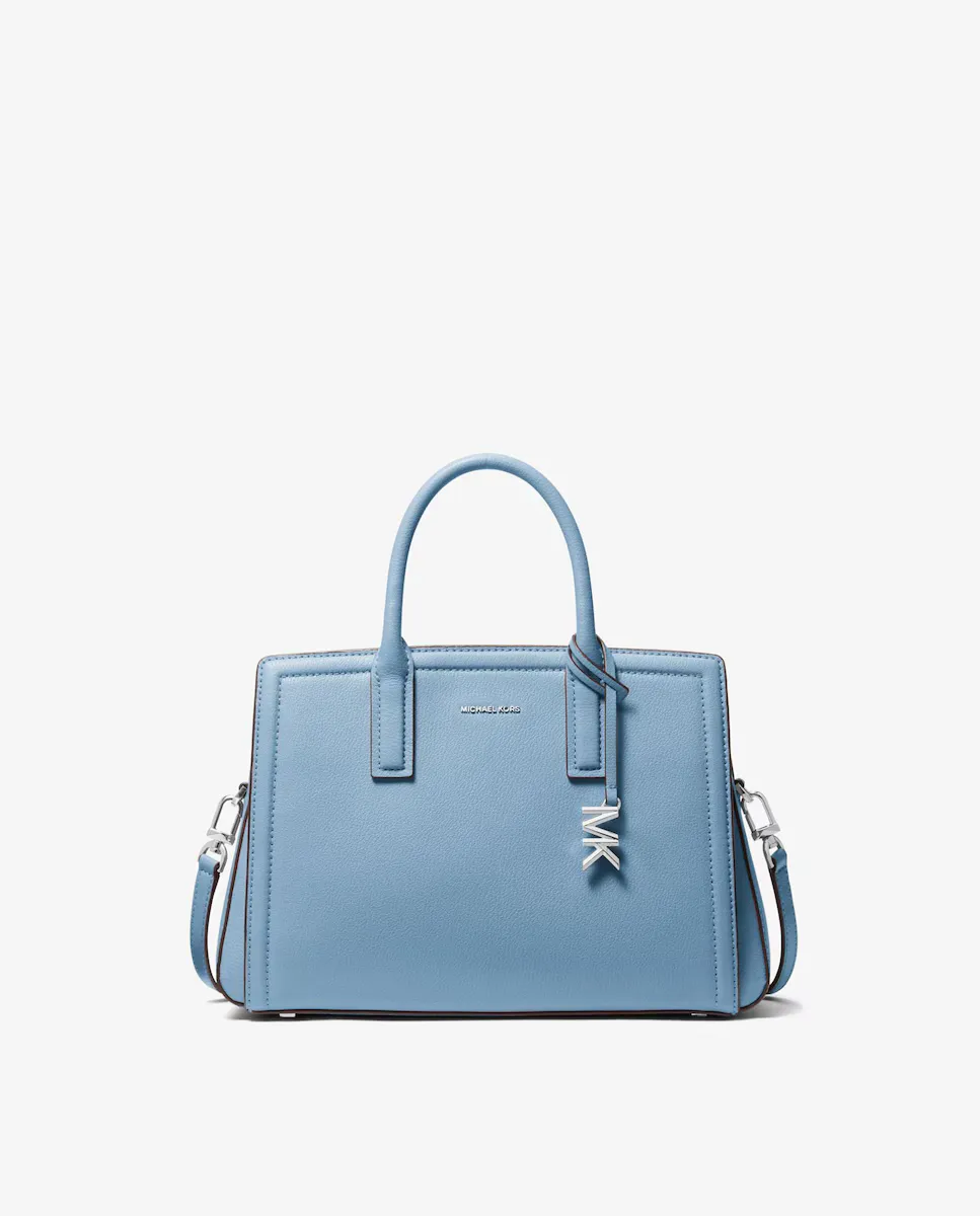 

Laila женская кожаная сумка-сэтчел через плечо Michael Michael Kors, светло-голубой