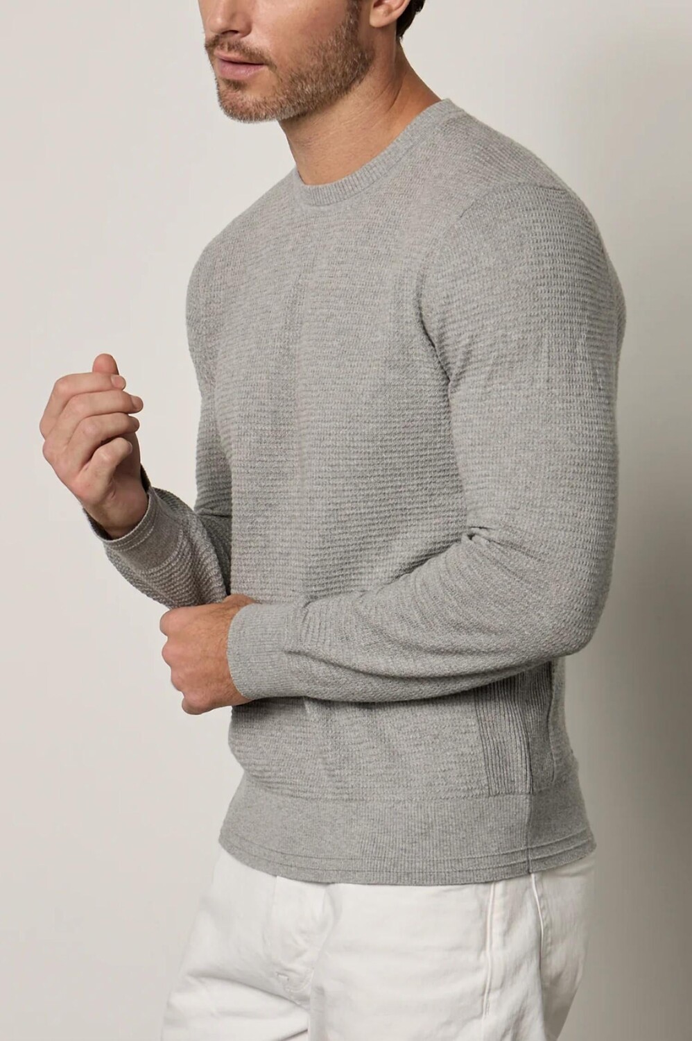

Темно-серая рубашка Ace Thermal Crew Velvet by Graham & Spencer
