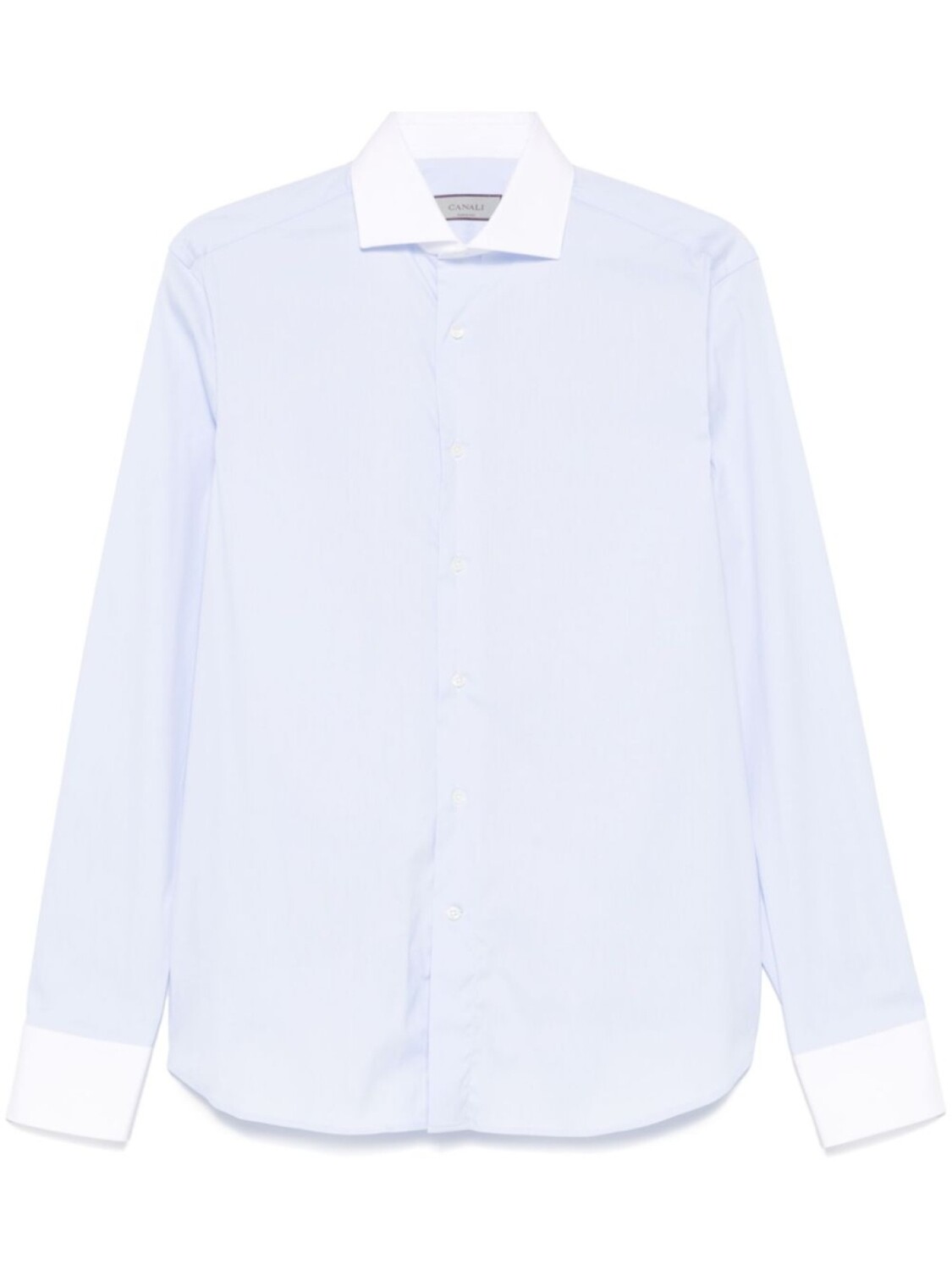 

Canali рубашка с отложным воротником, синий