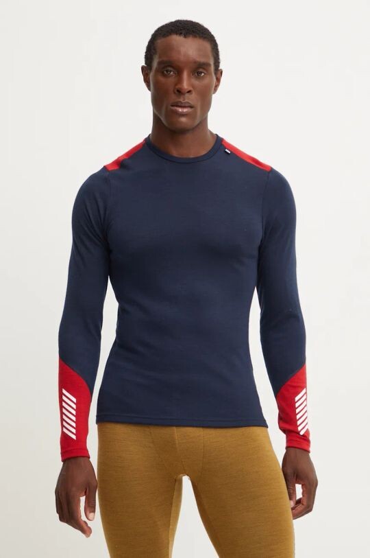 

Функциональная шерстяная рубашка LIFA MERINO с длинными рукавами. Helly Hansen, темно-синий