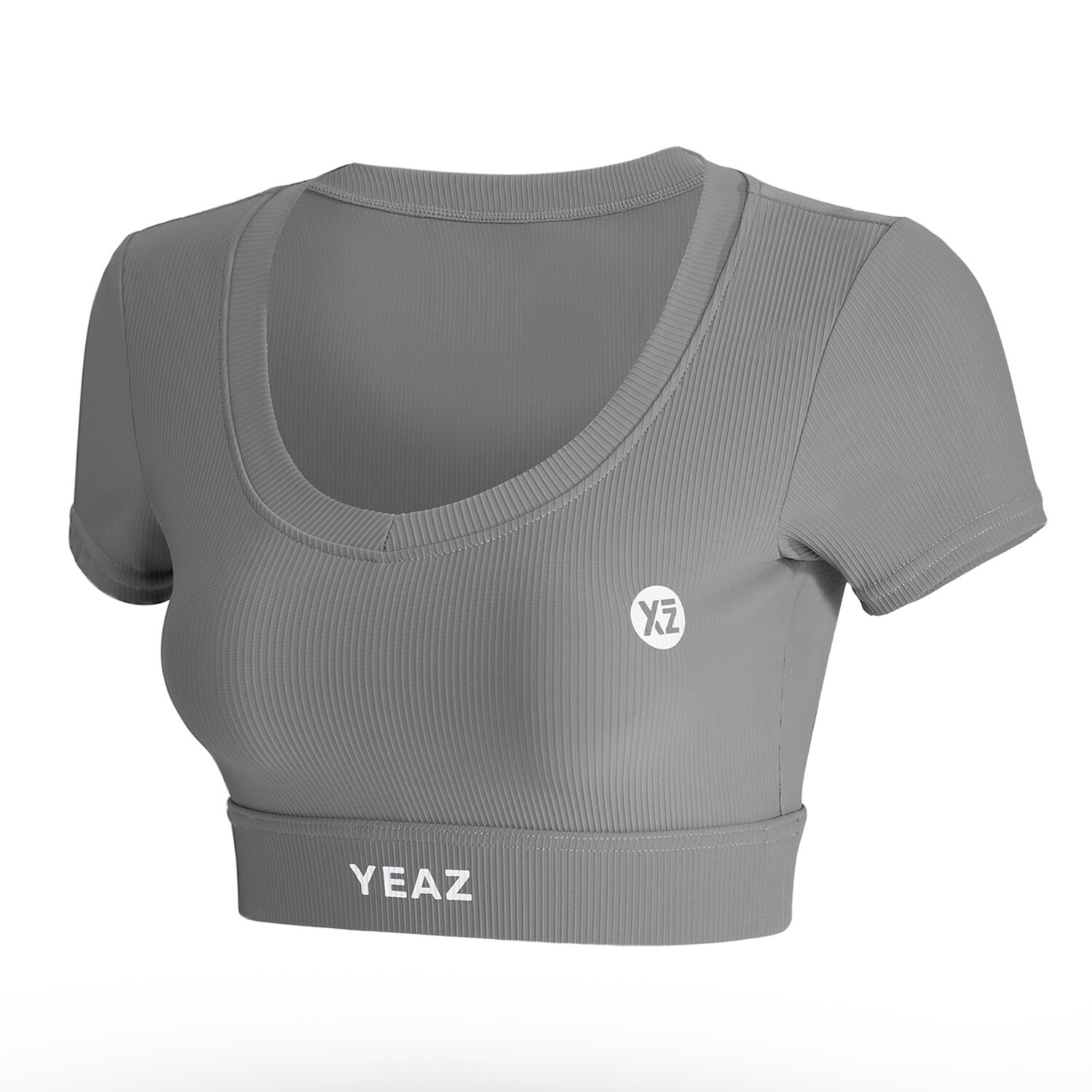 

Топ YEAZ CLUB LEVEL short, серый