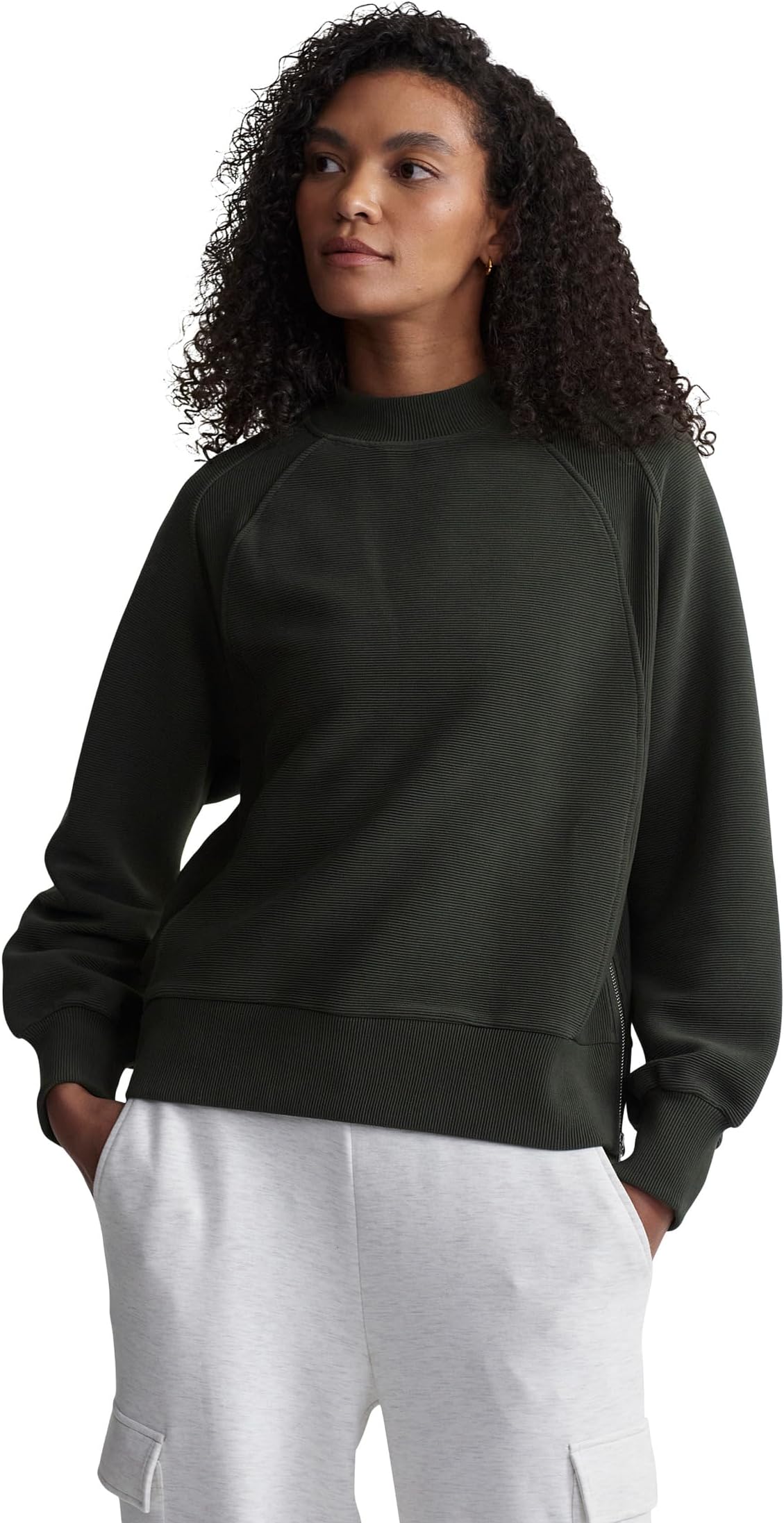 

Свитер Varley Goulding Sweat, Dark Resin Green