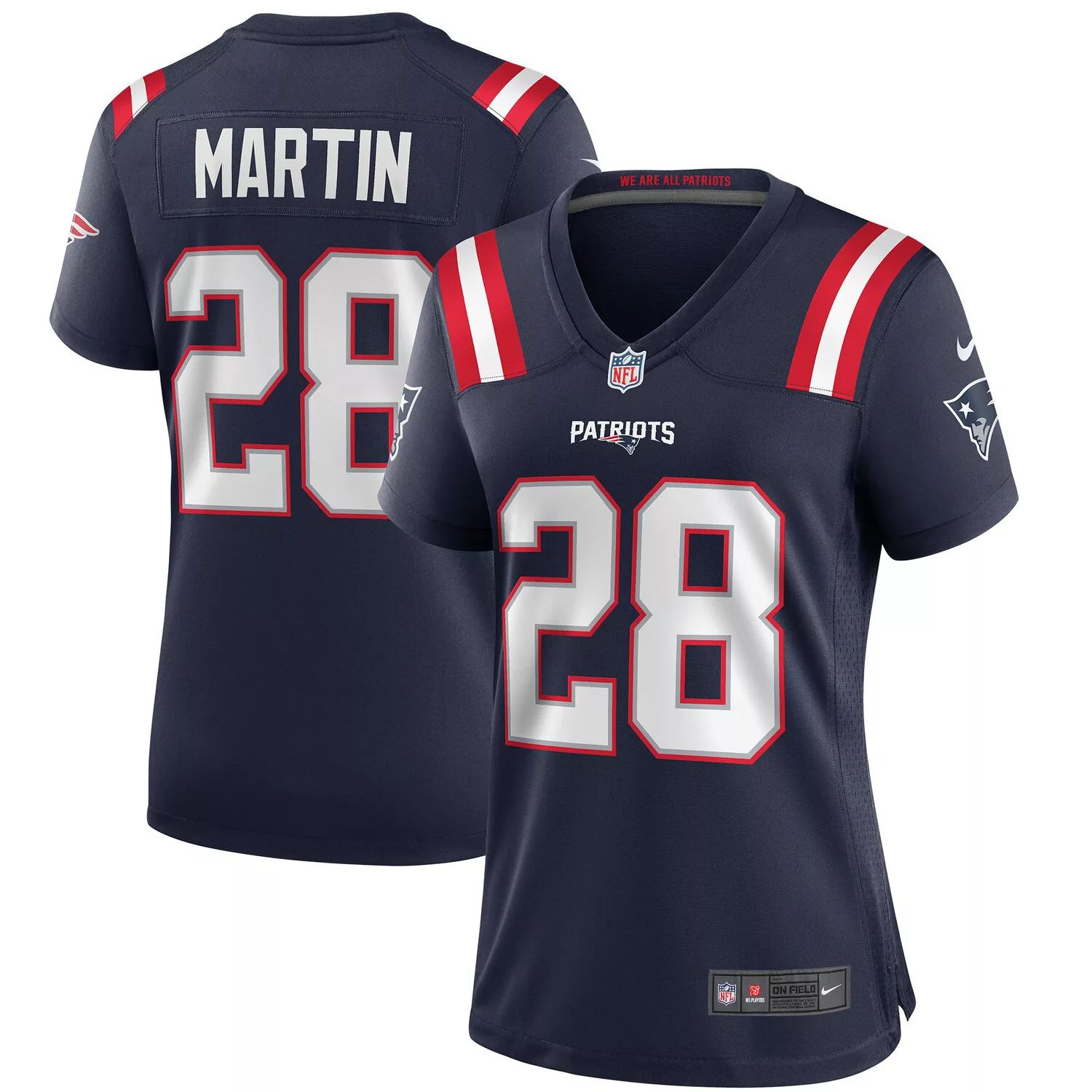 

Женская майка Nike Curtis Martin Navy New England Patriots Game Retired Player Nike