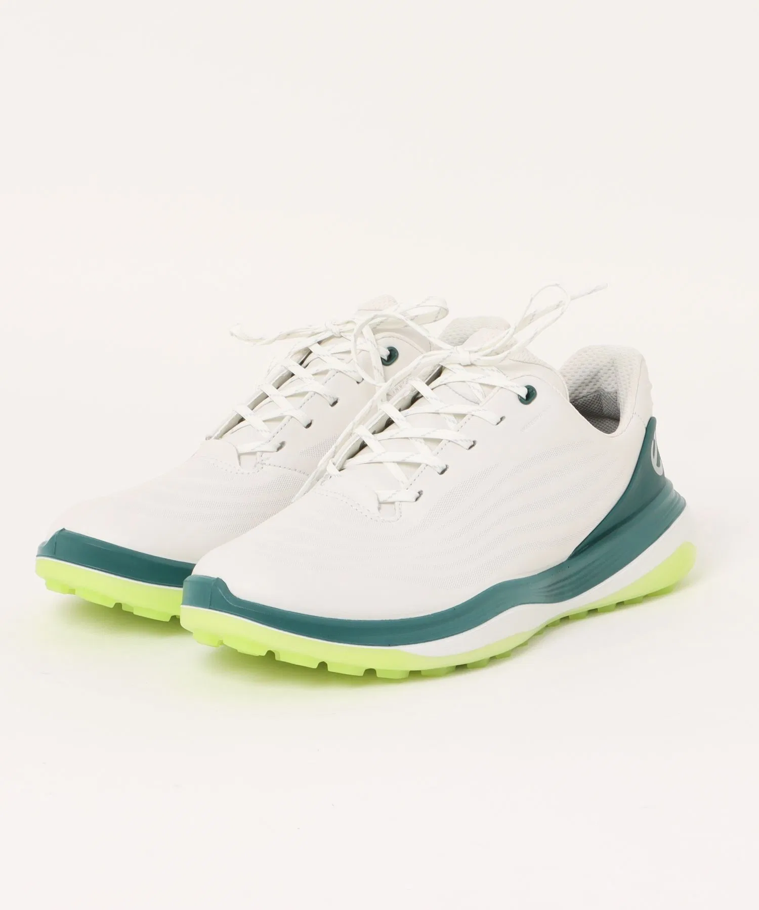 Мужские кожаные кроссовки ECCO GOLF LT1 водонепроницаемые белые