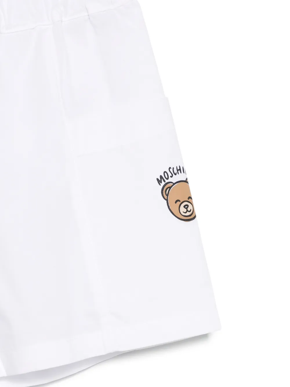 Графический спортивный костюм Moschino Kids, белый — фото 3