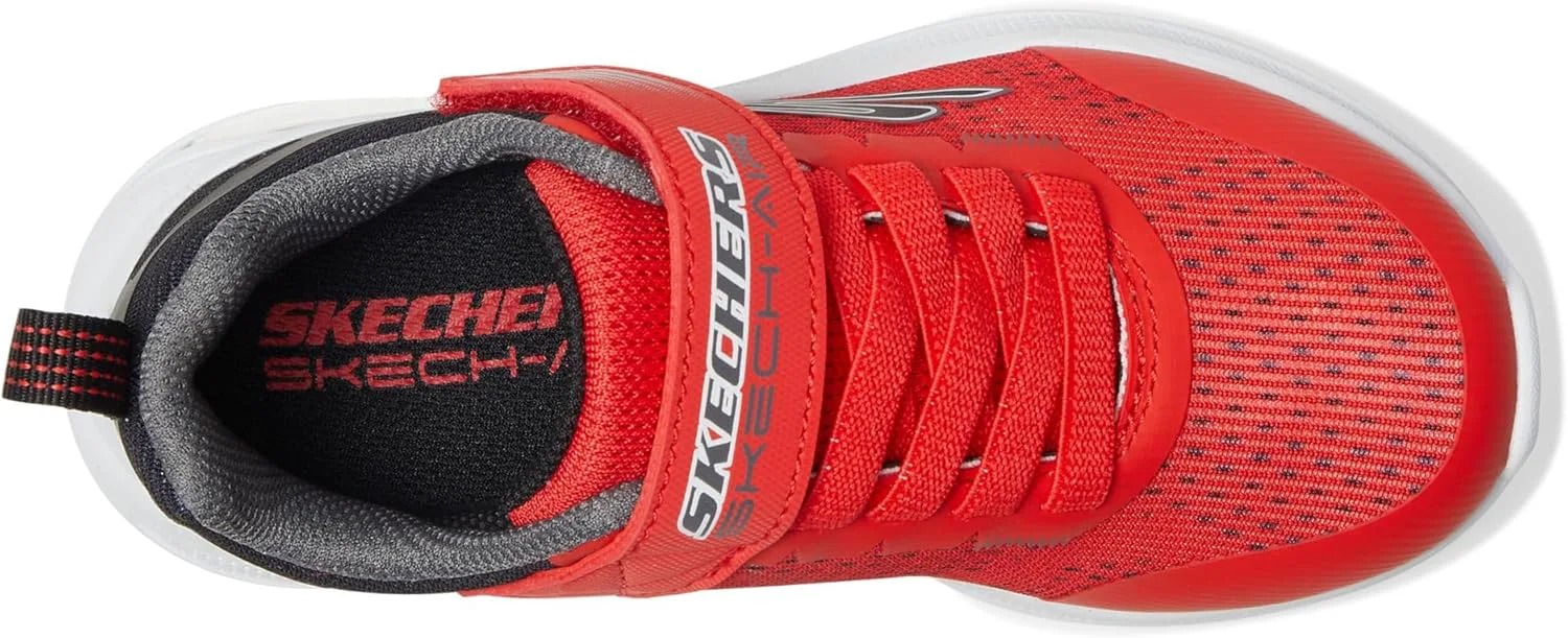 Кроссовки Skechers для мальчиков Microspec Max Advance-Squad-p, красный/черный — фото 2