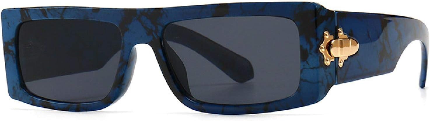 

Модные винтажные прямоугольные солнцезащитные очки для женщин и мужчин, роскошные, в маленькой оправе, с плоской верхней частью и градиентным линзовым покрытием, для женщин, защита от УФ-излучения UV400 TYUVIVO, 3