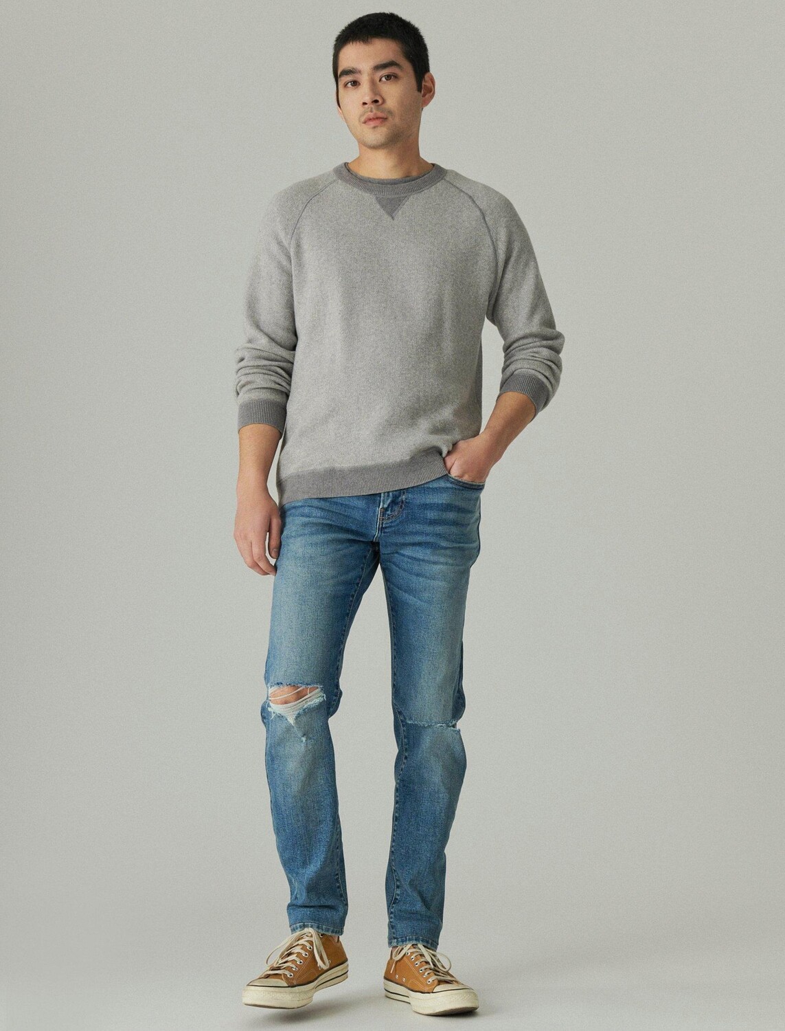 

Мужские джинсы Lucky Brand 110 Slim, цвет Medium Blue