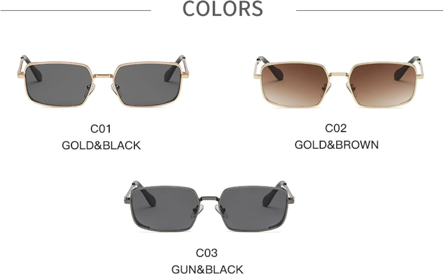 

Солнцезащитные очки с защитой от УФ-излучения UV400 | Маленький панк-стиль | Для женщин и мужчин, для занятий спортом на открытом воздухе и вождения DSVIGF, Gun Black