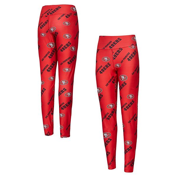 

Женские вязаные леггинсы concepts sport scarlet san francisco 49ers breakthrough allover print Unbranded
