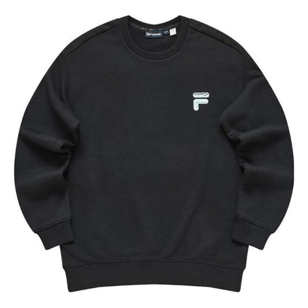 

Свитер fob graphic sweater 'black blue' Fila Fusion, черный