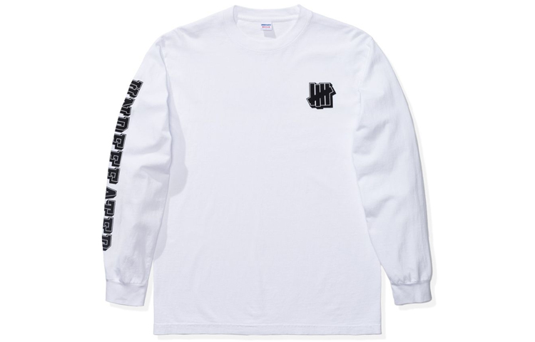 

UNDEFEATED Футболка прямая с длинным рукавом Unisex White, Белый, UNDEFEATED Футболка прямая с длинным рукавом Unisex White