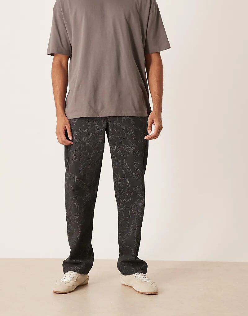 

Мешковатые брюки ASOS DESIGN с цветочным принтом