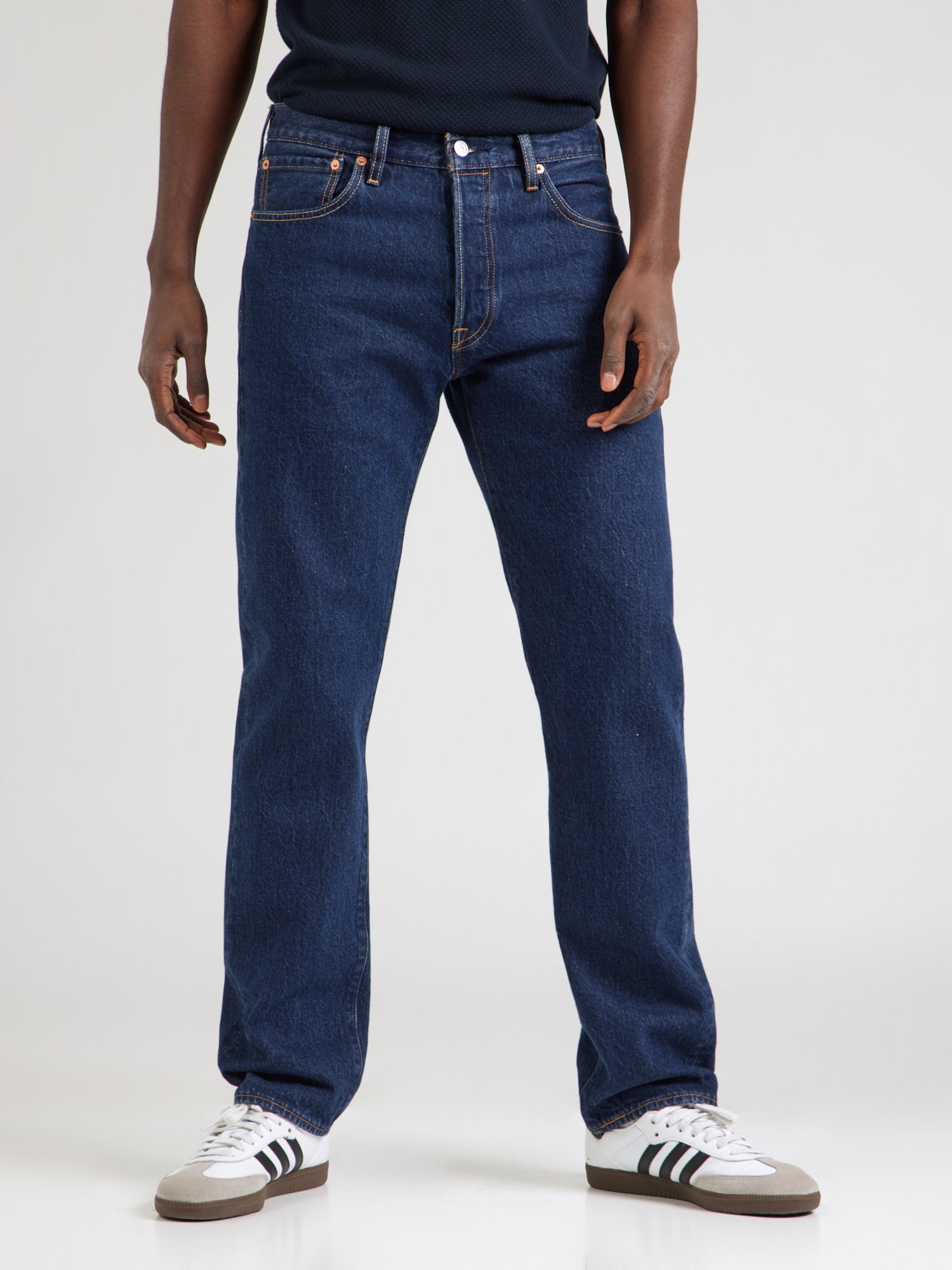 LEVI'S  Джинсы свободного кроя '501 Relaxed Jeans' в темно-синем цвете — фото 3
