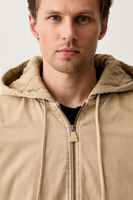 Куртка переходная утепленная Equipment Jacket Adidas Originals, бежевый — фото 4