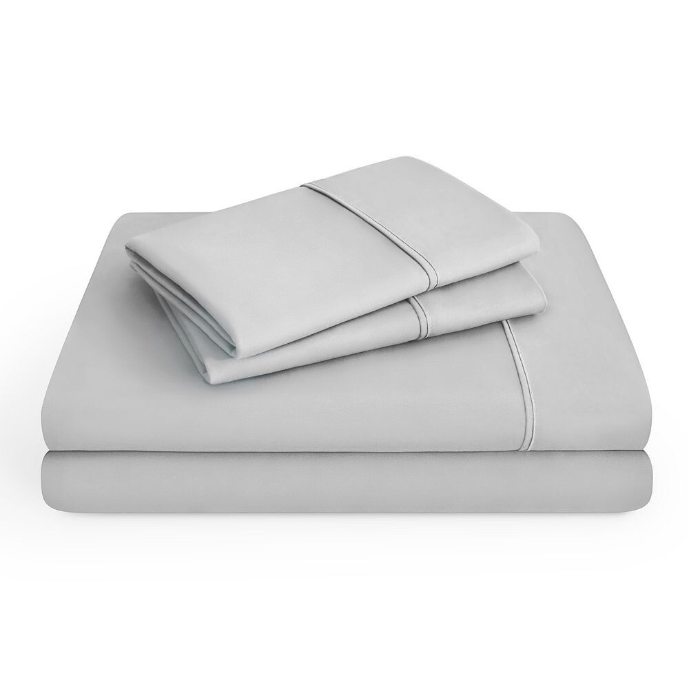 

Комплект ультрамягких простыней с двойной щеткой Bare Home, цвет Cloud Grey