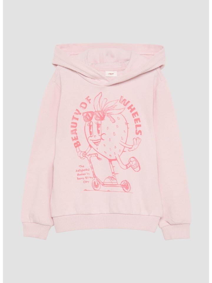 

Толстовка s.Oliver Sweatshirt langarm, розовый