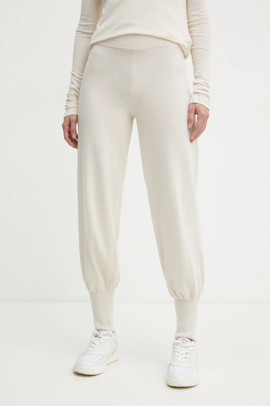 

Шерстяные спортивные брюки Weekend Max Mara, бежевый