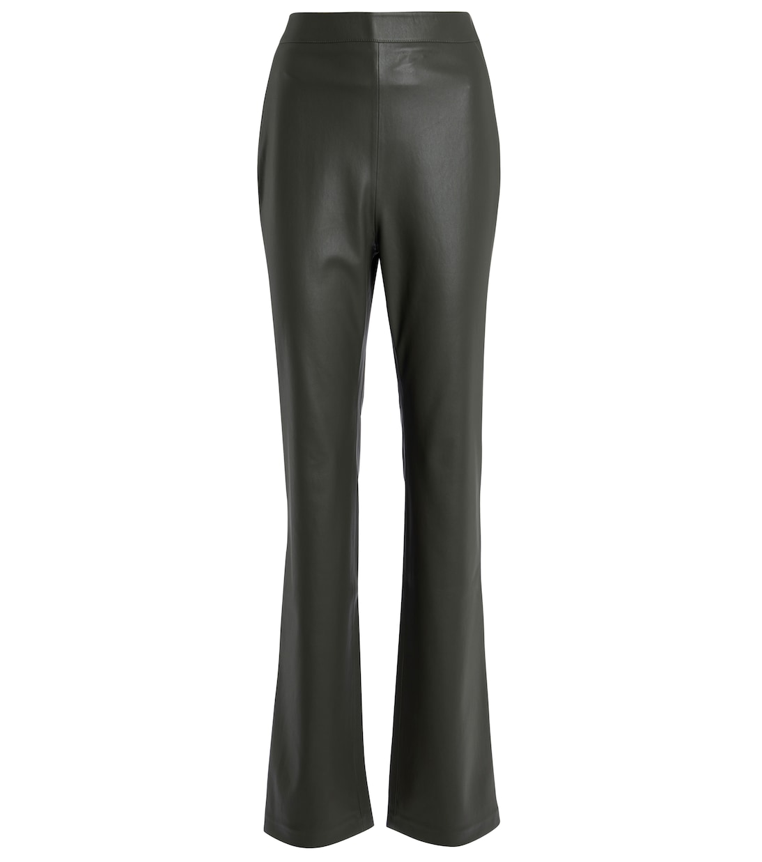 

Брюки Goldie из искусственной кожи с высокой талией Safiyaa, хаки