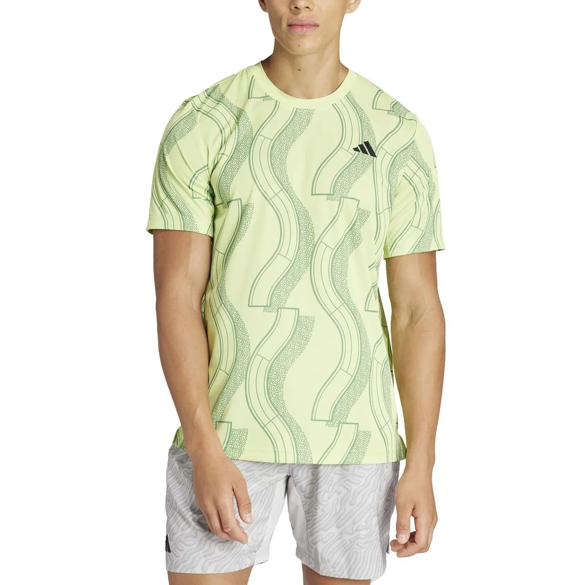 

Мужская теннисная рубашка CLUB GRAPH Adidas, жёлтый