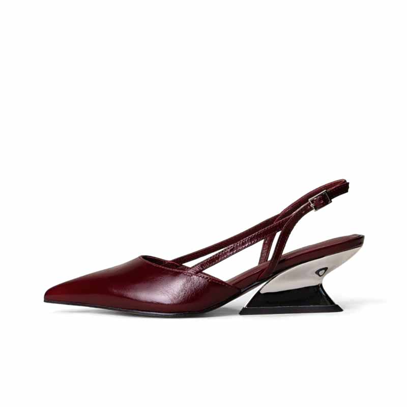 SHOEMAKER QUEEN Женские туфли на высоком каблуке красно-коричневые, цвет Red Brown