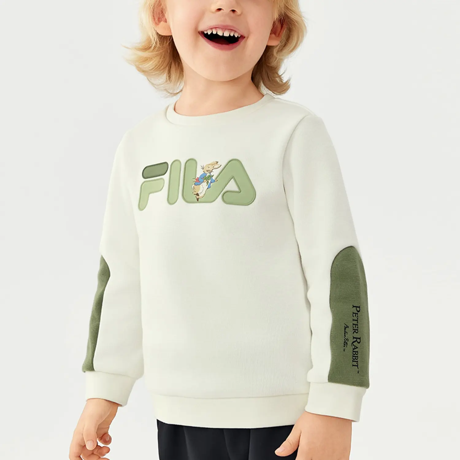 Толстовка для детей 3-7 лет FILA KIDS, белый — фото 4