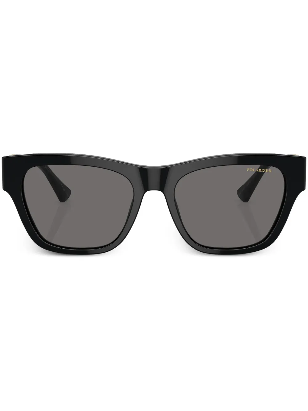 

Солнцезащитные очки в прямоугольной оправе Versace Eyewear, черный