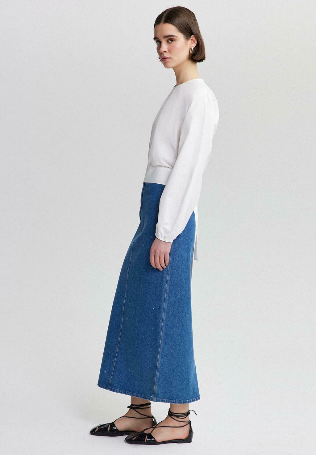 

Блуза WITH BELTED WAIST Touché Privé, белый