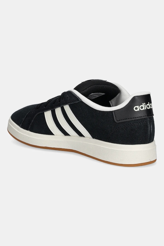 Детские замшевые кроссовки Grand Court 00s Adidas, черный — фото 3