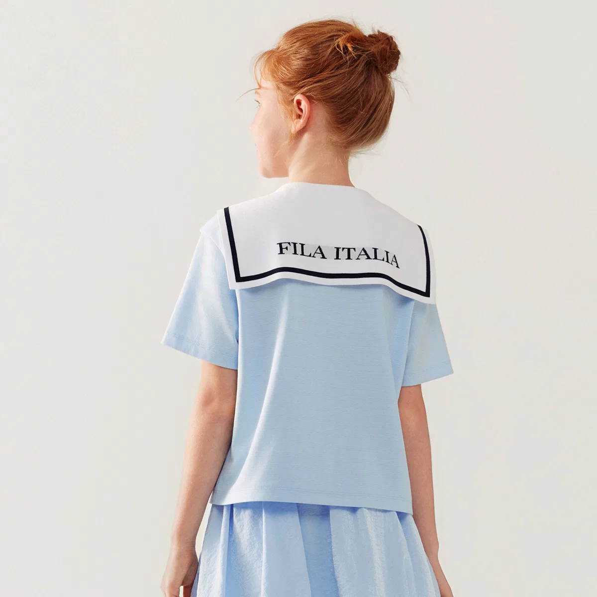 Футболка с коротким рукавом Sky Blue Kids' FILA KIDS — фото 4