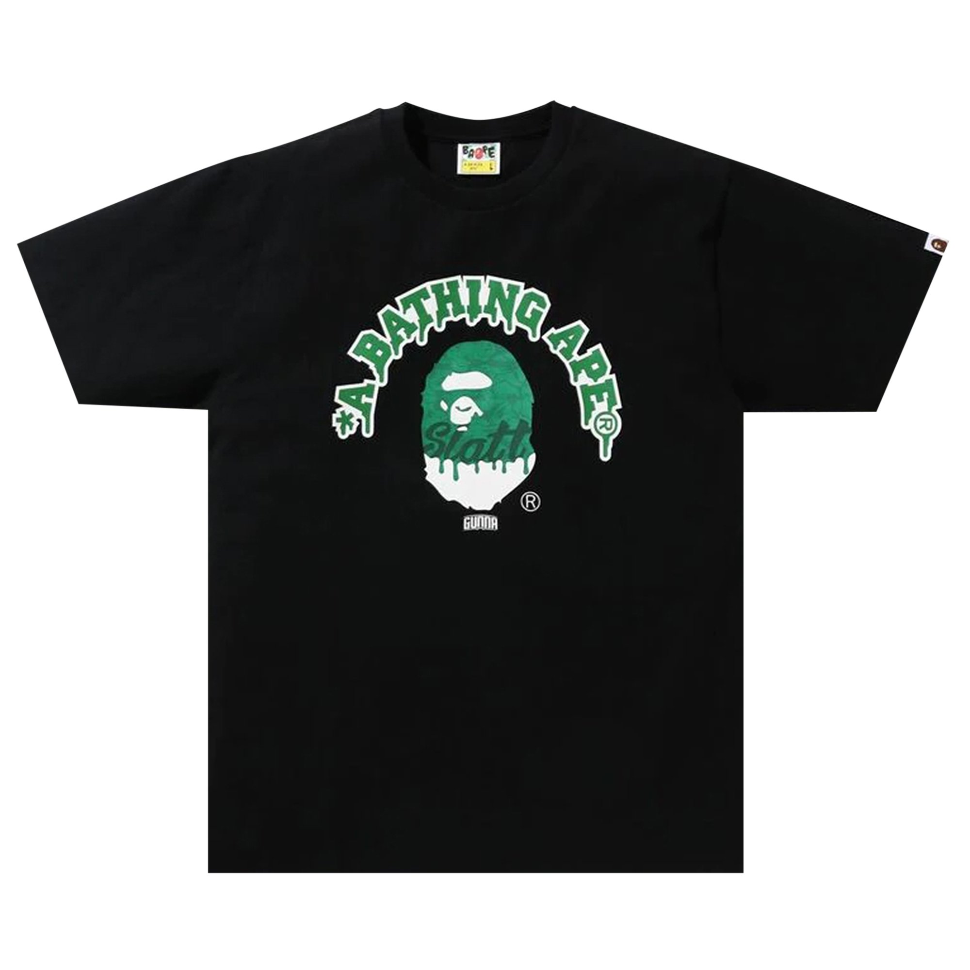 

Футболка BAPE x Gunna, черная, Черный, Футболка BAPE x Gunna, черная