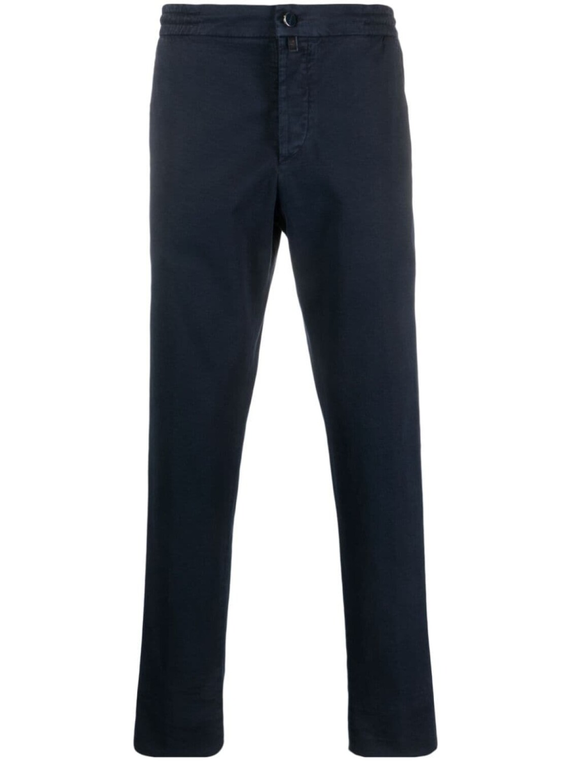 

Kiton зауженные брюки низкой посадки, синий