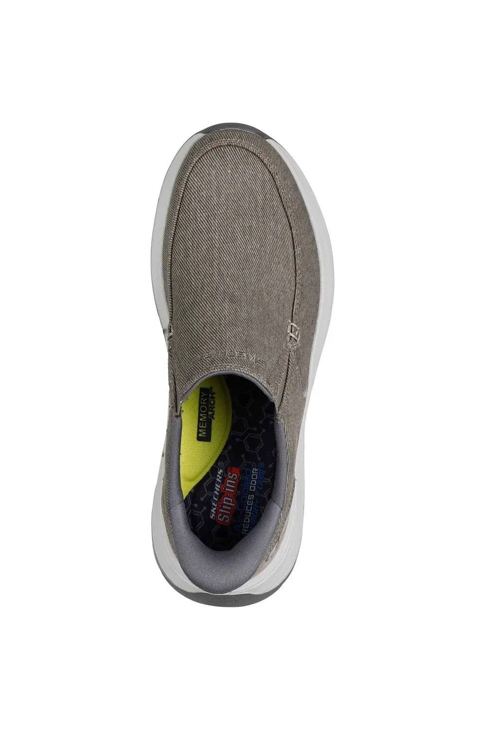 Кроссовки повседневные Skechers, серо-коричневый — фото 3