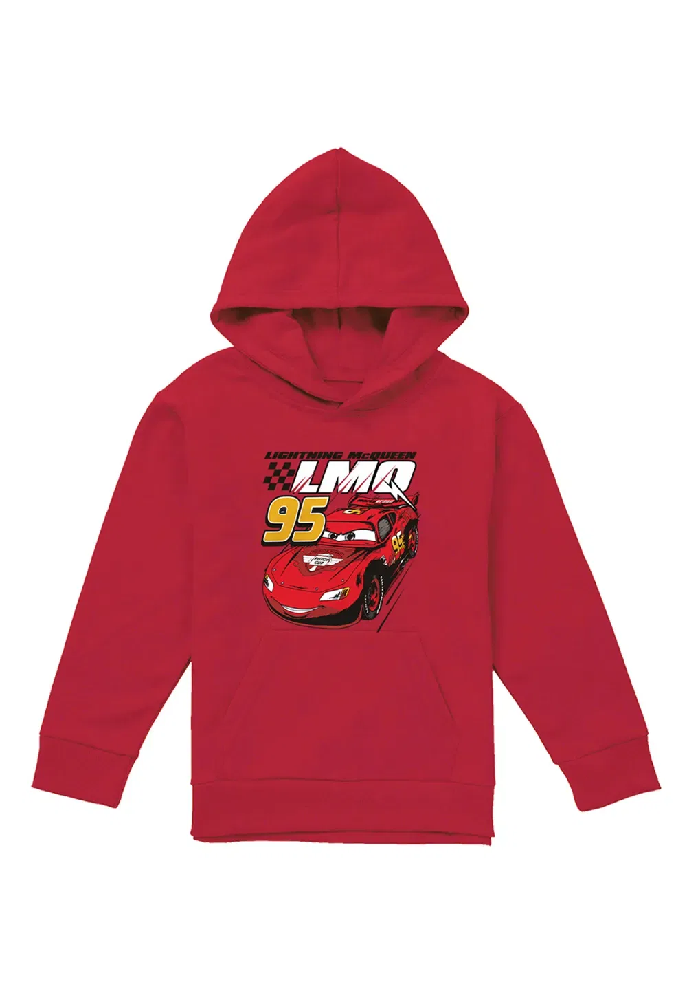 Детский худи Disney Cars Молния Маккуин, красный — фото 4