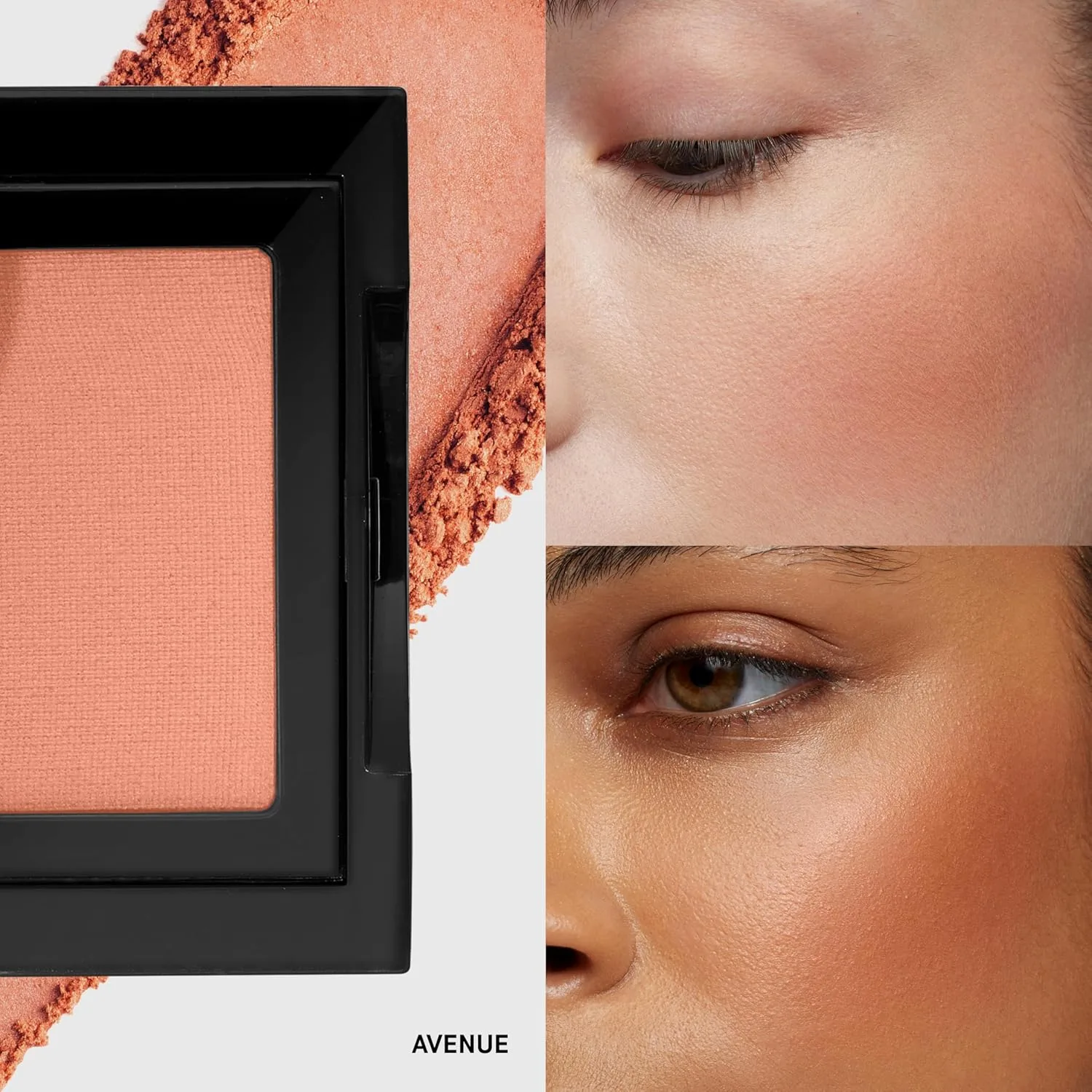 Румяна Bobbi Brown | Натуральные пудровые румяна с возможностью наслаивания для шелковисто-мягкого покрытия, 0,12 унции, 03 Avenue (Soft nude peach with gold shimmer) — фото 2