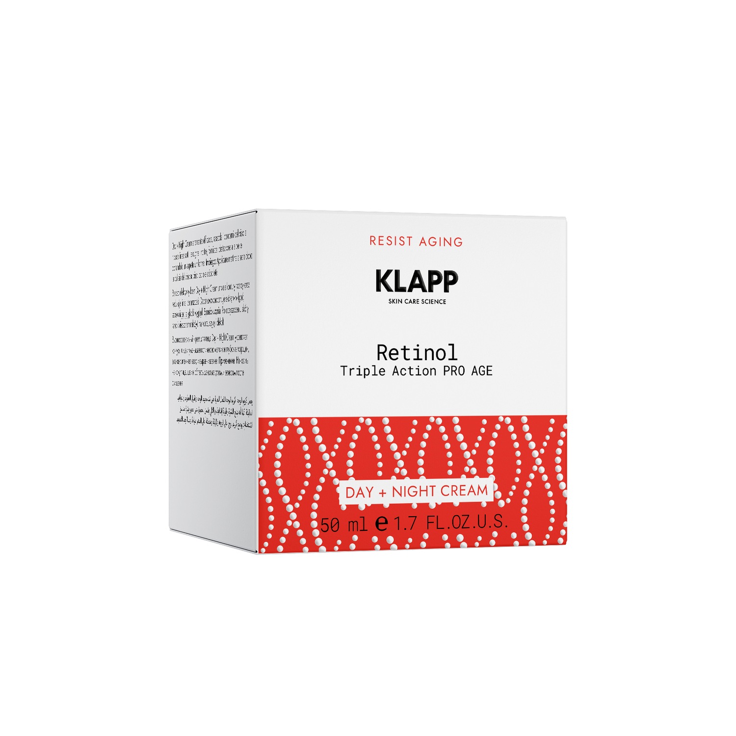 Бустер Klapp — Retinol triple action pro age day + night cream , объем, 50 мл — фото 2