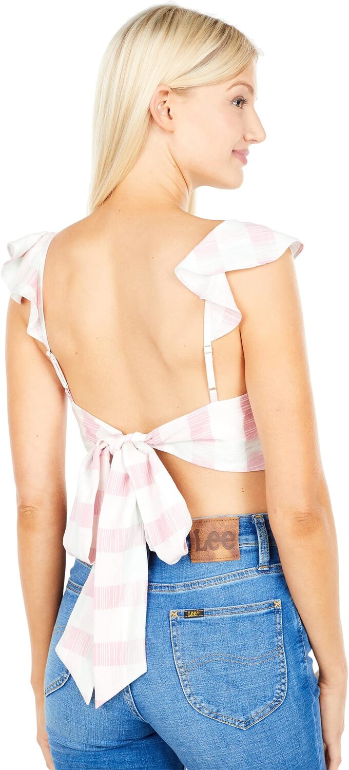 

Топ BCBGeneration Woven Flutter Sleeve Top T1TX3T08, цвет Madras