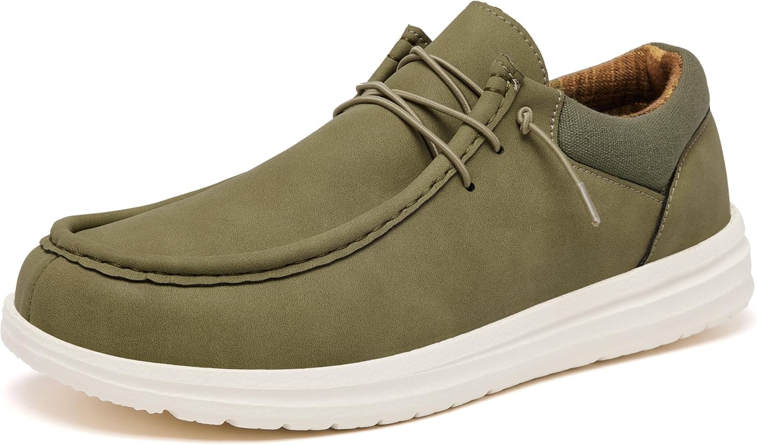 

Мужские широкие туфли с просторным носком, лоферы на подкладке без шнурков, повседневная обувь для ходьбы Fw Fran Willor, зеленый