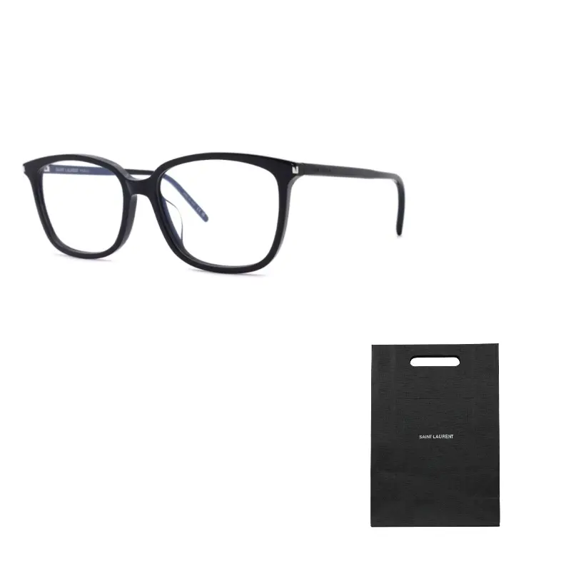 

Saint Laurent Оправа для очков из ацетата неправильной формы, женская, черная