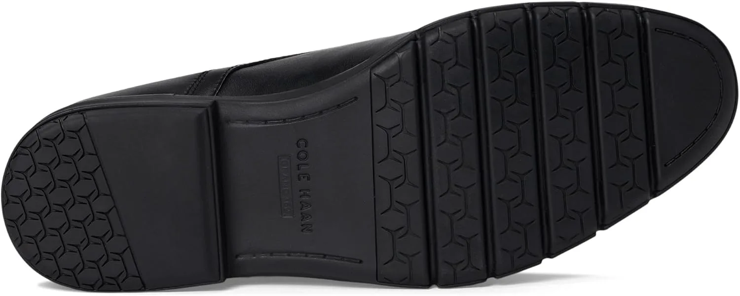 Мужские туфли Cole Haan Flex Grand360 с гладким носком, черный — фото 3