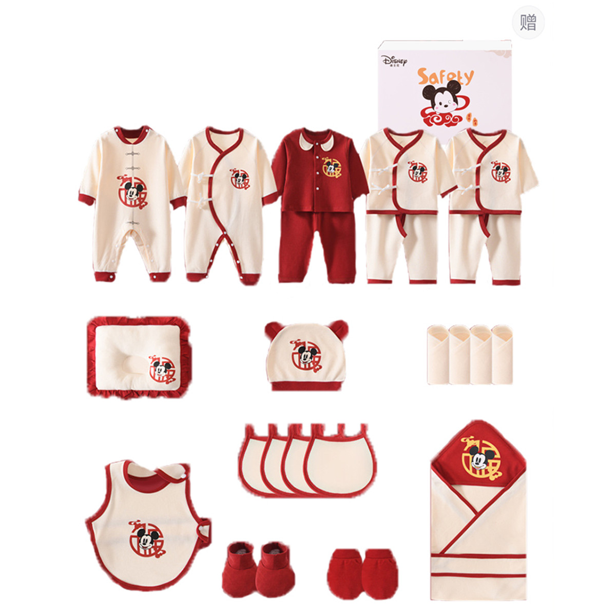 

Подарочная коробка для малышей и детей ясельного возраста Disney, красный